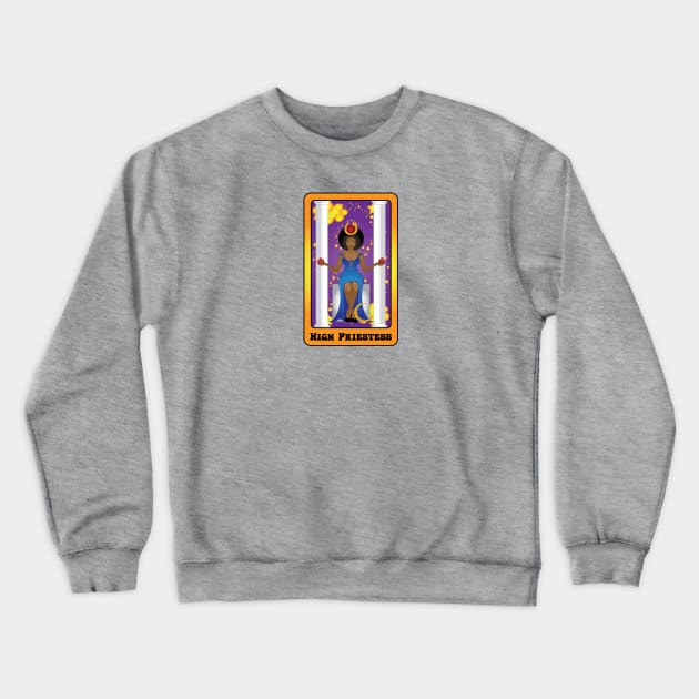 The High Priestess Crewneck Sweatshirt by DQDesigns By Chele